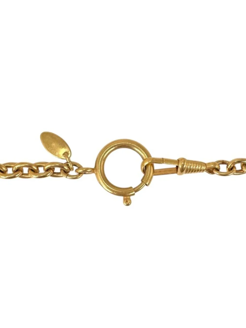 Chanel Long Chain Pearl Gold Plated Necklace
